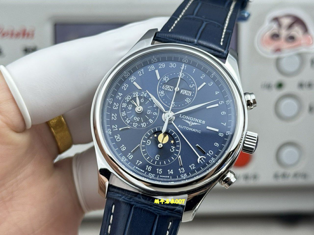 GS浪琴名匠计时八针复刻手表L2.773.4.92.0腕表 /  