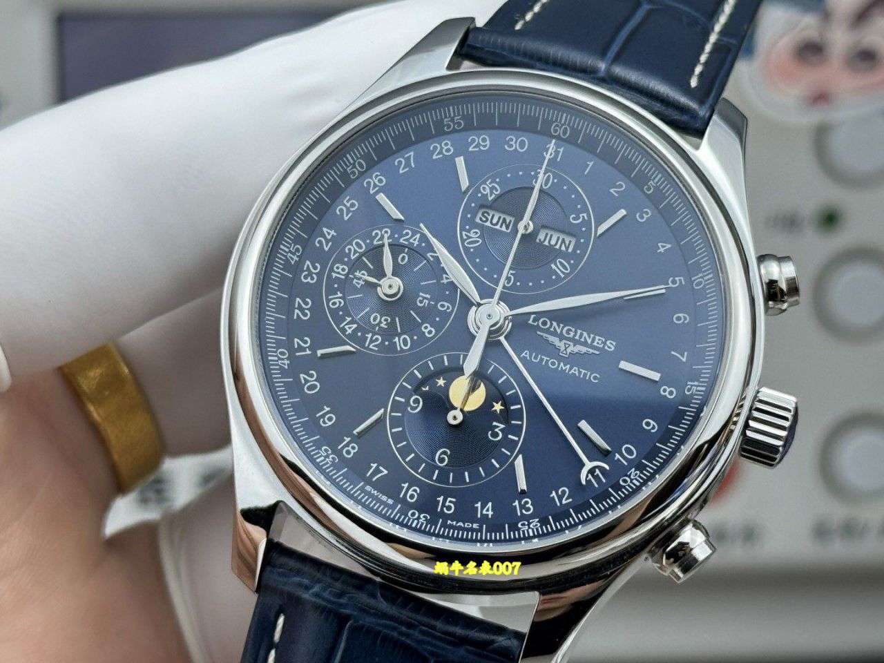 GS浪琴名匠计时八针复刻手表L2.773.4.92.0腕表 /  