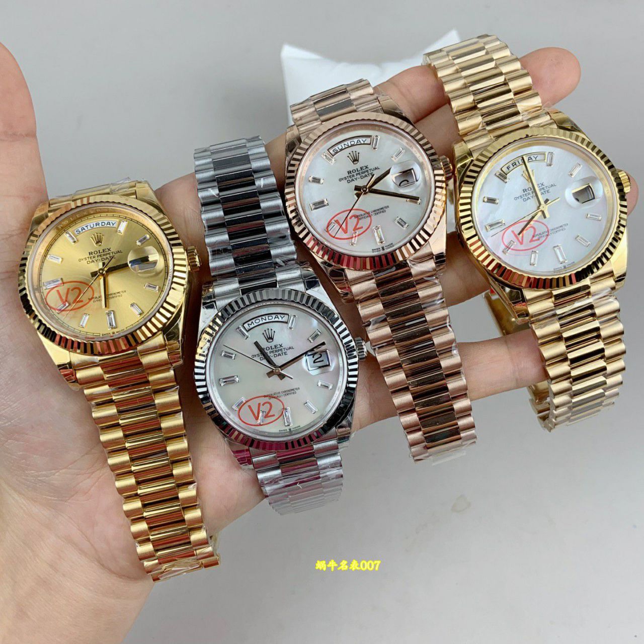 VS配重DD 182 克劳力士星期日历型顶级复刻手表m228235-0056腕表 /  