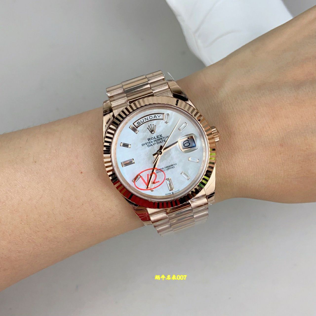 VS配重DD劳力士星期日历型超级克隆手表m228238-0005腕表 /  