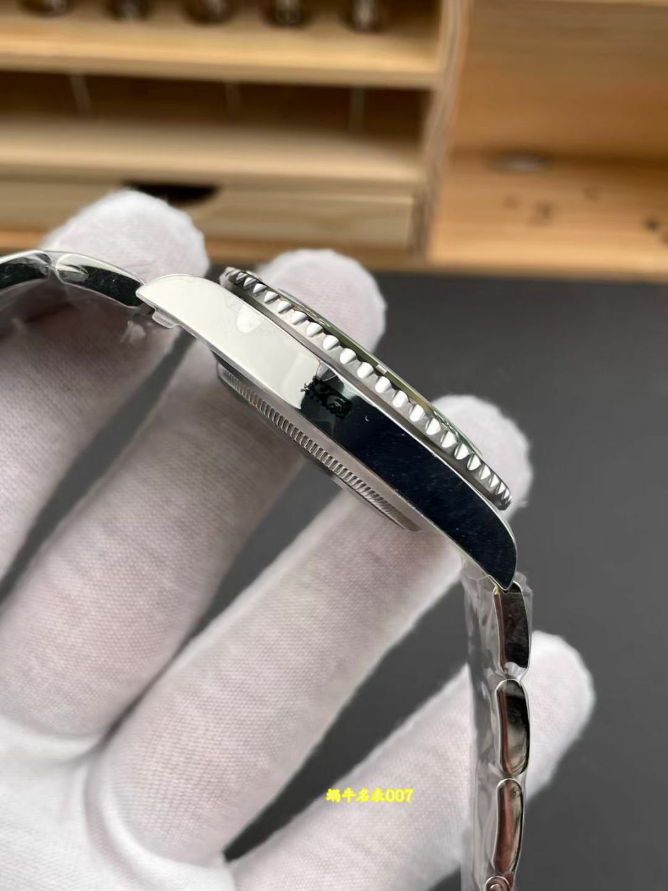 VS劳力士三代绿水鬼复刻手表潜航者型系列m126610lv-0002腕表 /   