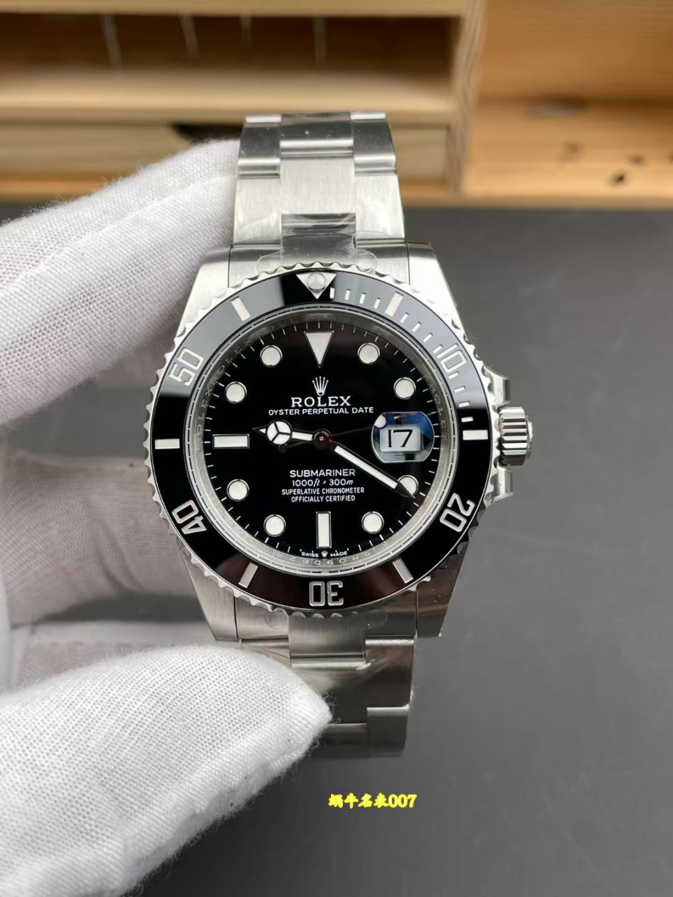 VS三代黑水鬼劳力士潜航者型顶级复刻手表m126610ln-0001腕表 /   