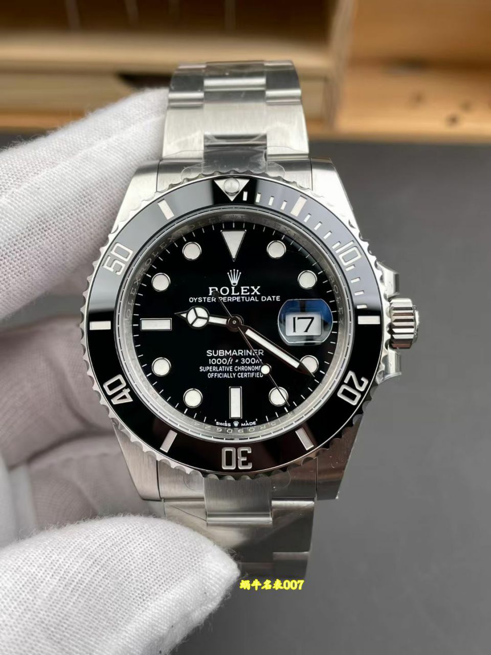 VS三代黑水鬼劳力士潜航者型顶级复刻手表m126610ln-0001腕表 /   