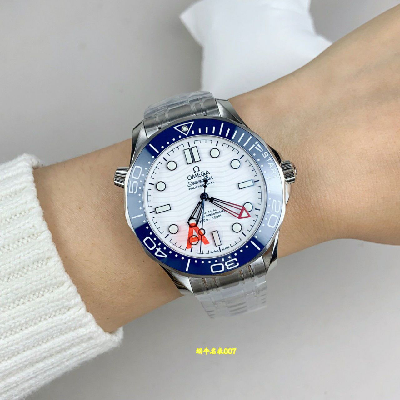 VS海马300美洲杯纪念版 V4版欧米茄海马300复刻手表210.30.42.20.04.002腕表 /   