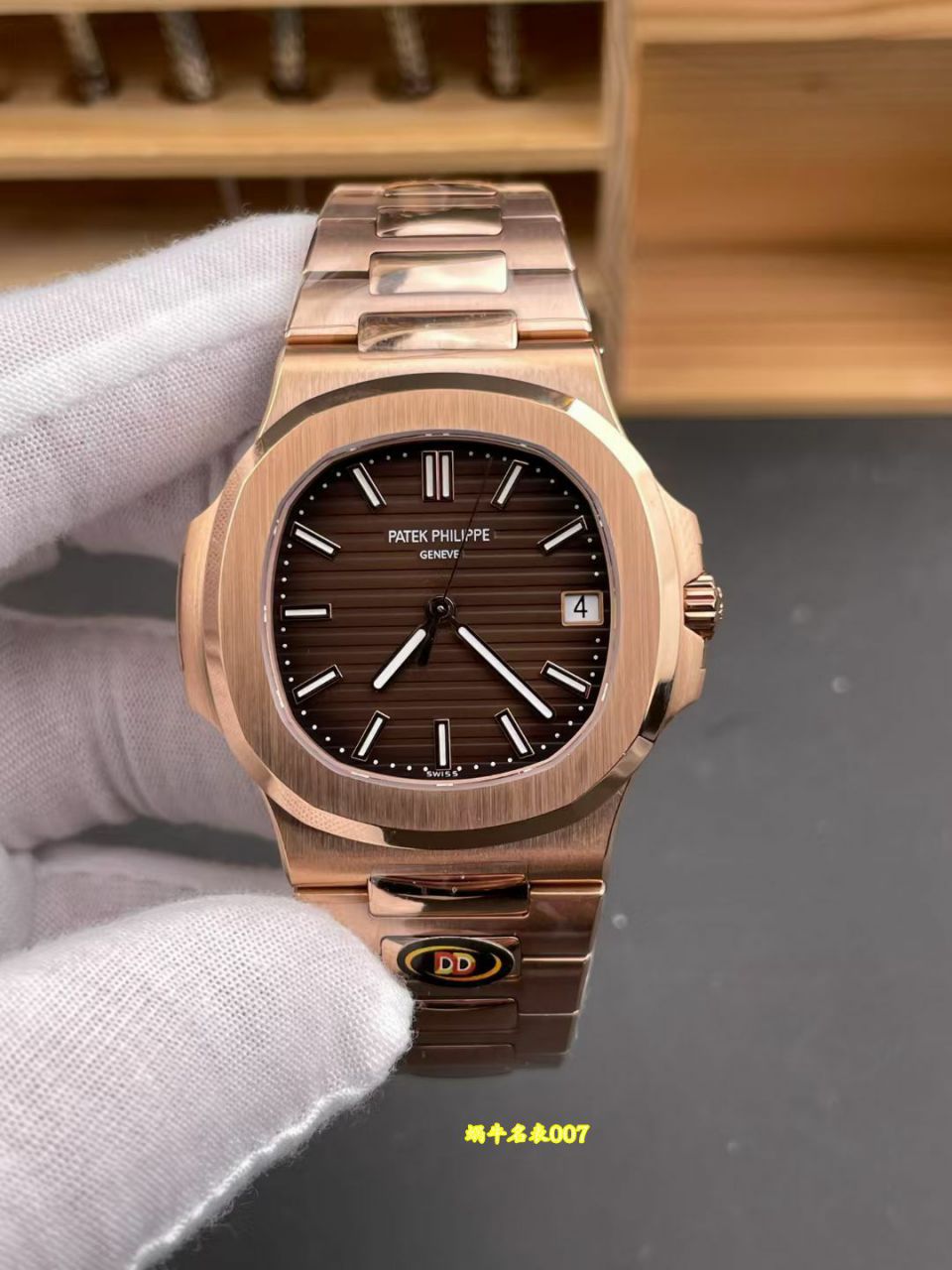 DDF配重鹦鹉螺百达翡丽运动优雅系列复刻手表5711/1R-001腕表 /  