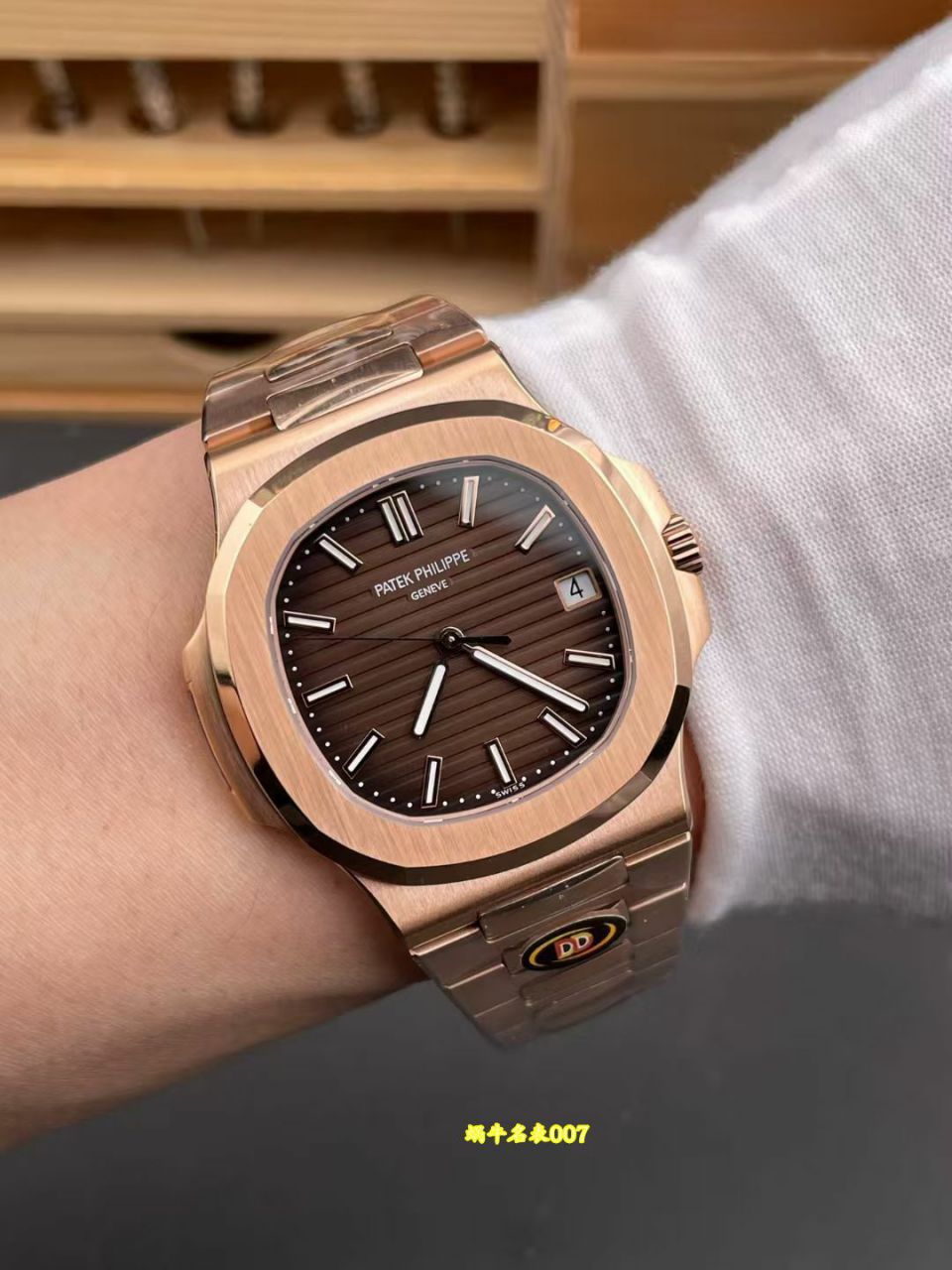 DDF配重鹦鹉螺百达翡丽运动优雅系列复刻手表5711/1R-001腕表 /  