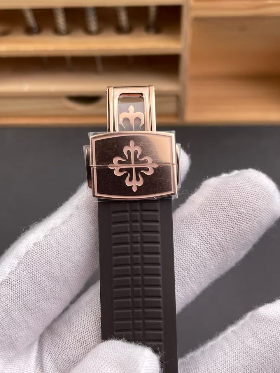 DDF配重手雷百达翡丽AQUANAUT复刻手表5167R-001腕表 /   