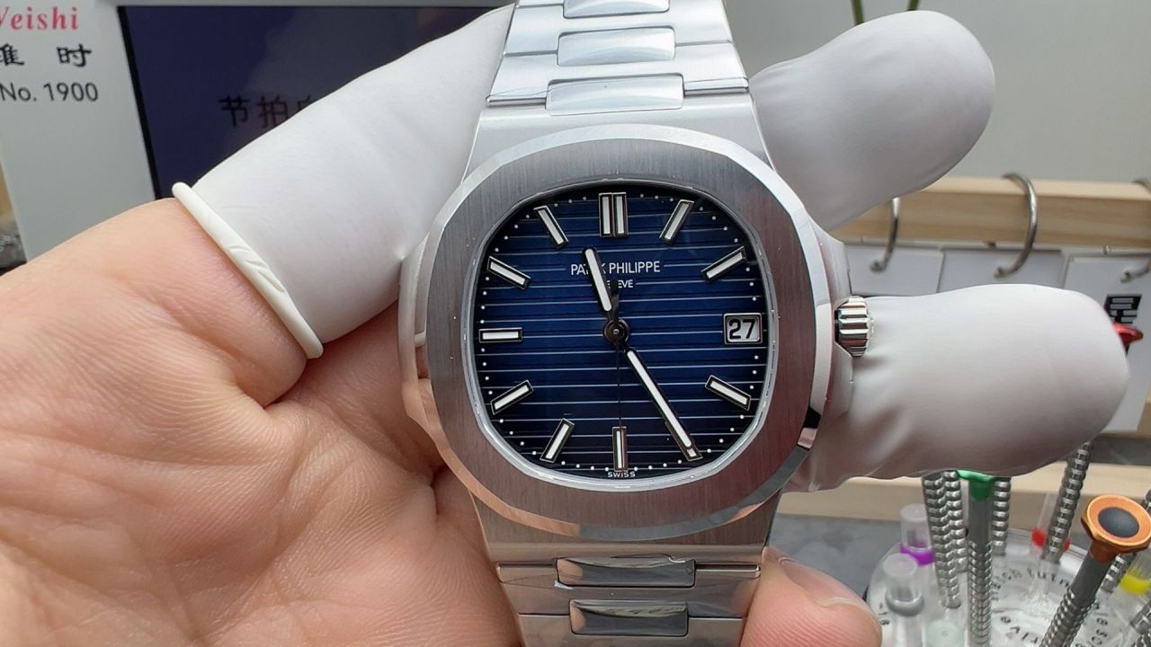 DDF百达翡丽鹦鹉螺配重复刻高仿手表5811/1G-001腕表 /  