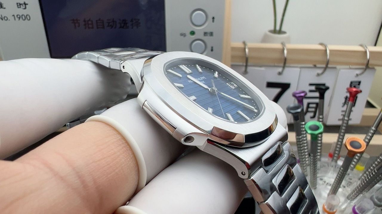 DDF百达翡丽鹦鹉螺配重复刻高仿手表5811/1G-001腕表 /  