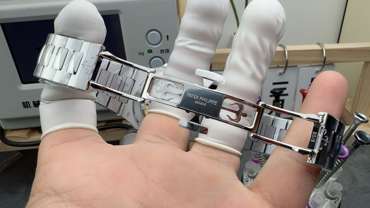 DDF百达翡丽鹦鹉螺配重复刻高仿手表5811/1G-001腕表 /  