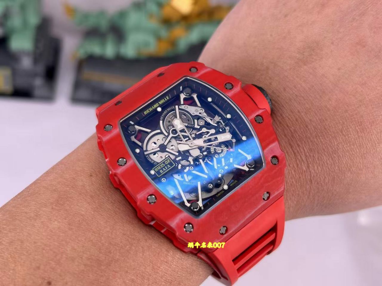 高端定制Richard Mille理查德红魔RM35-02复刻手表 /  