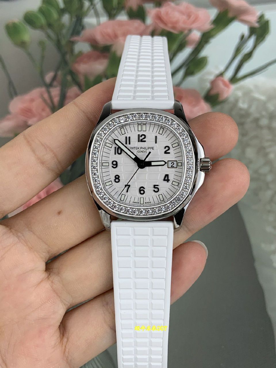 PPF女装百达翡丽AQUANAUT复刻手表女石英5067A-024腕表 /  