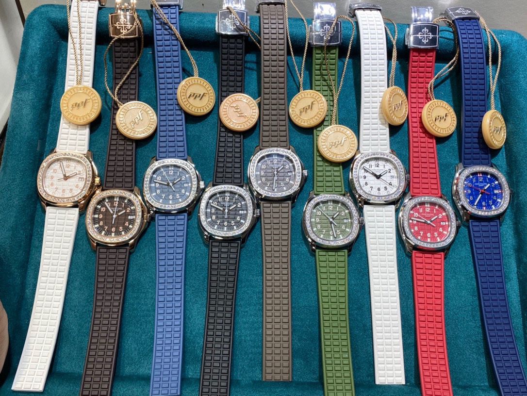PPF女装百达翡丽AQUANAUT复刻手表女石英5067A-024腕表 /  