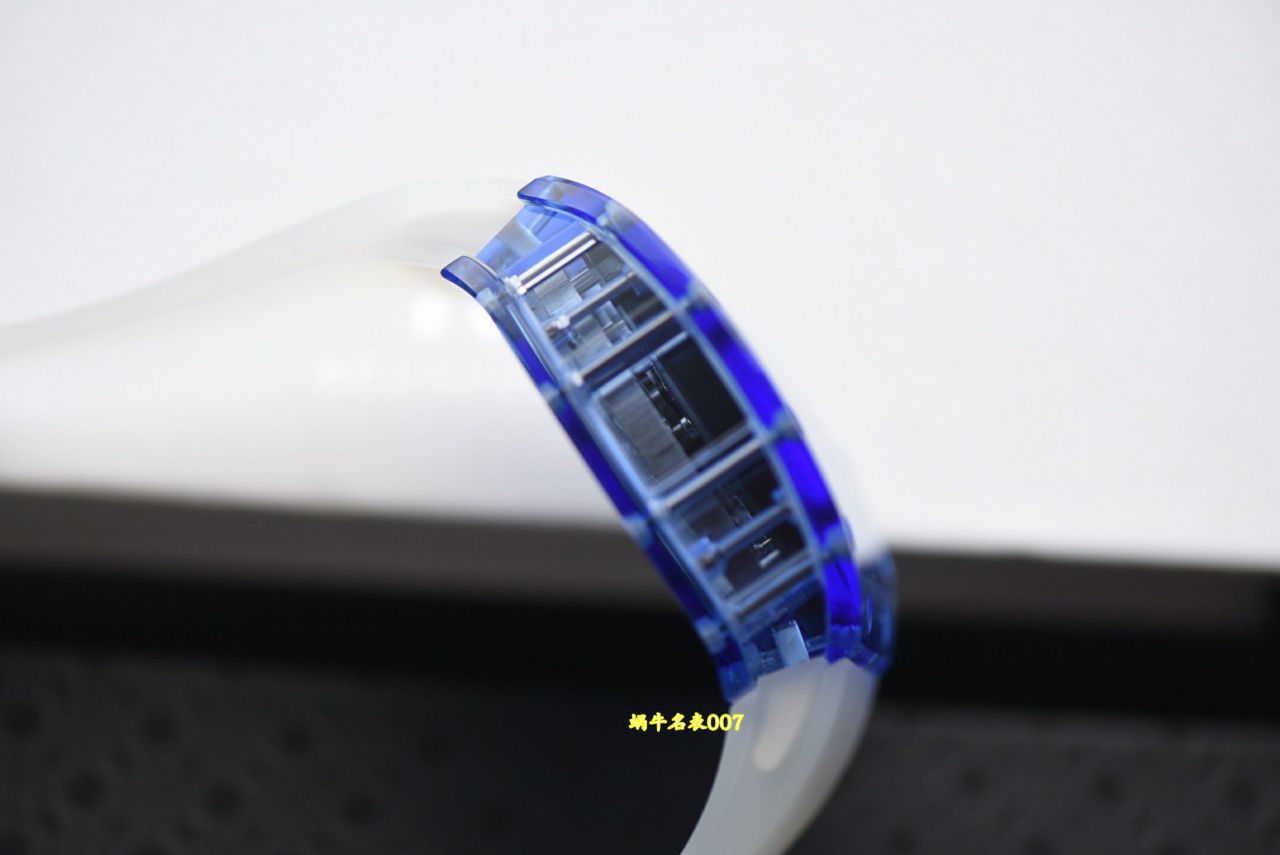 RM蓝宝石水晶表壳顶级复刻理查德米勒RM12-01陀飞轮腕表 /  