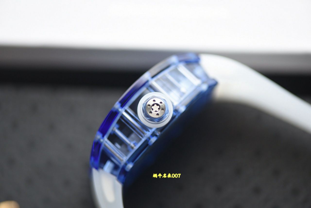 RM蓝宝石水晶表壳顶级复刻理查德米勒RM12-01陀飞轮腕表 /  