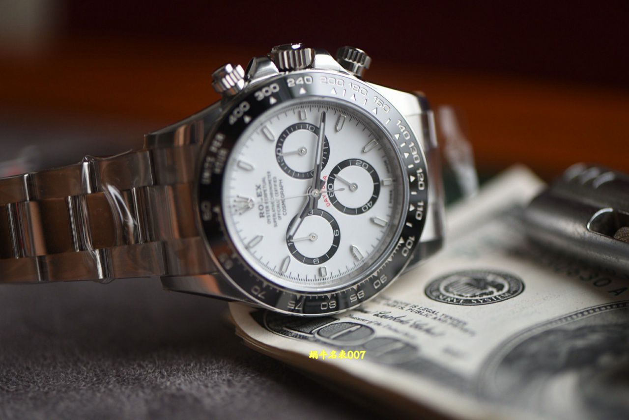 VS劳力士宇宙计型迪通拿熊猫迪复刻手表网站m126500LN-0001腕表 /  