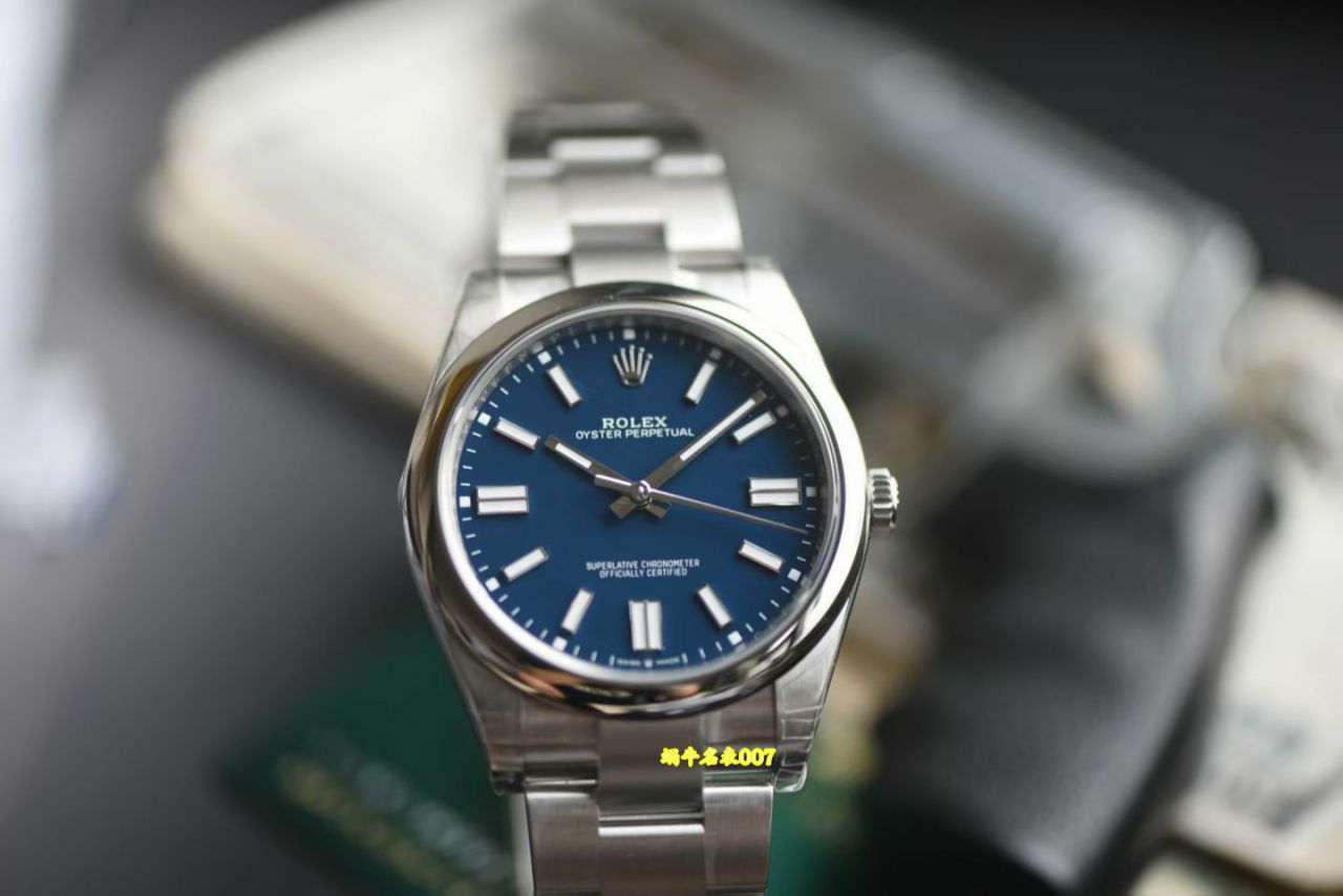 VS搪瓷蓝41MM劳力士蚝式恒动顶级复刻手表m134300-0009腕表 /  