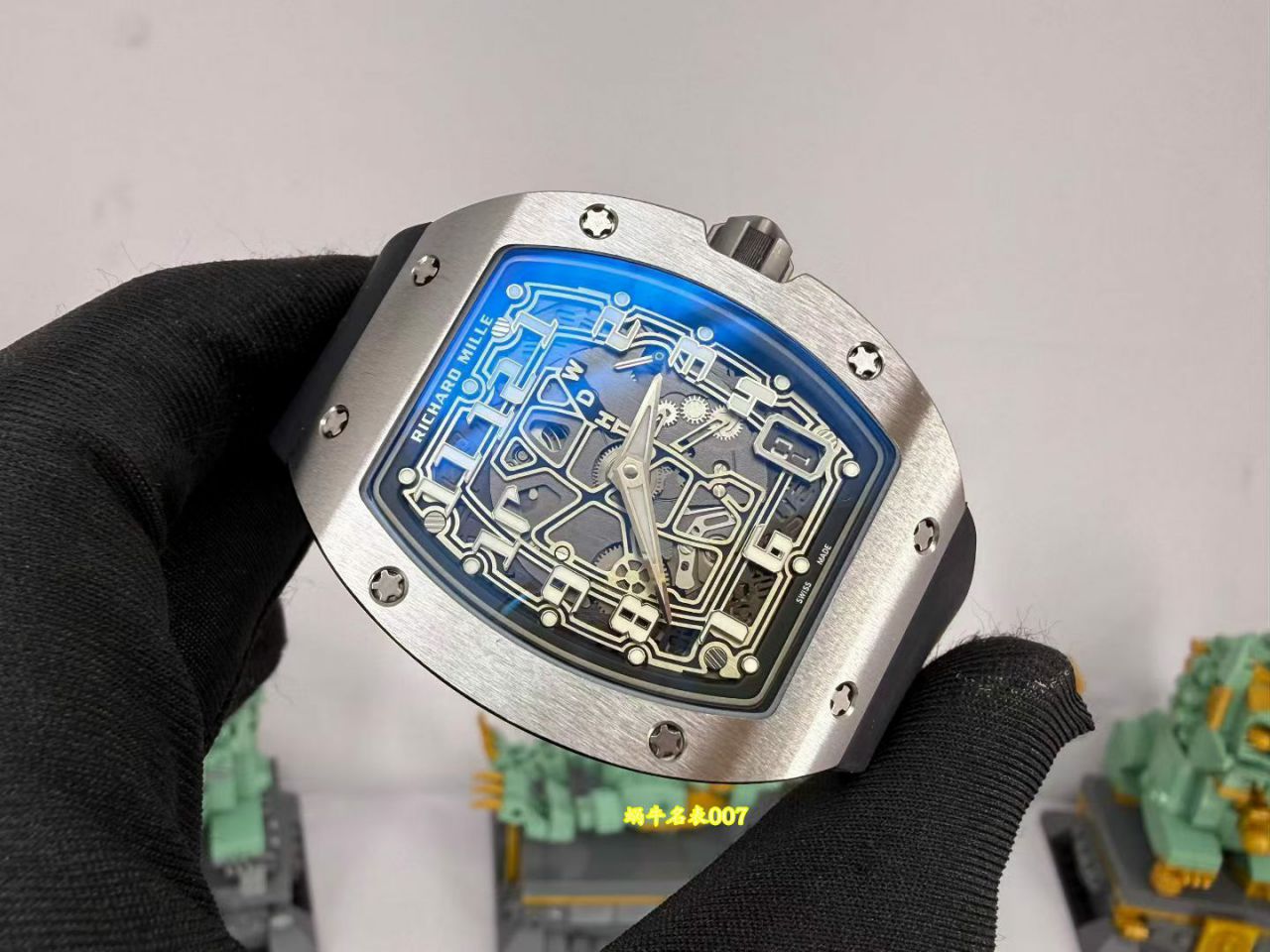 完美品质高端定制理Richard Mille理查德米勒RM 67-01Ti顶级复刻腕表 /  