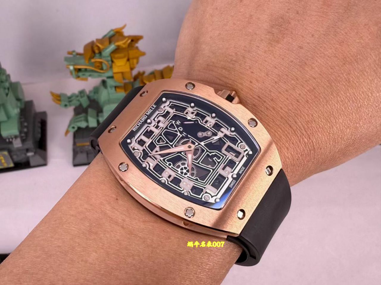 完美品质高端定制理Richard Mille理查德米勒RM 67-01Ti顶级复刻腕表 /  