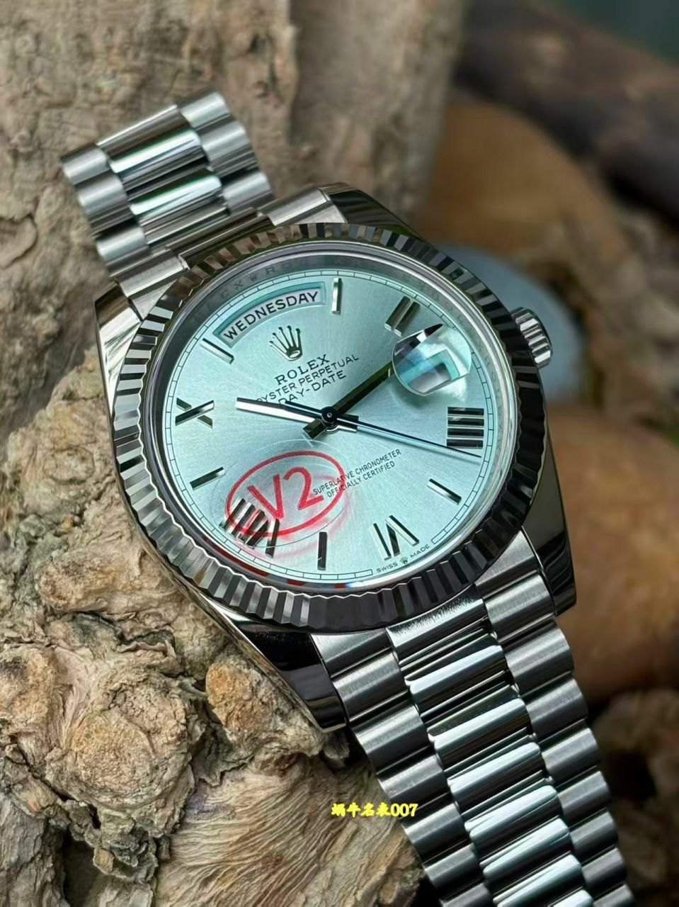 VS劳力士V2配重劳力士星期日历型复刻手表官网M228236-0012腕表 /  
