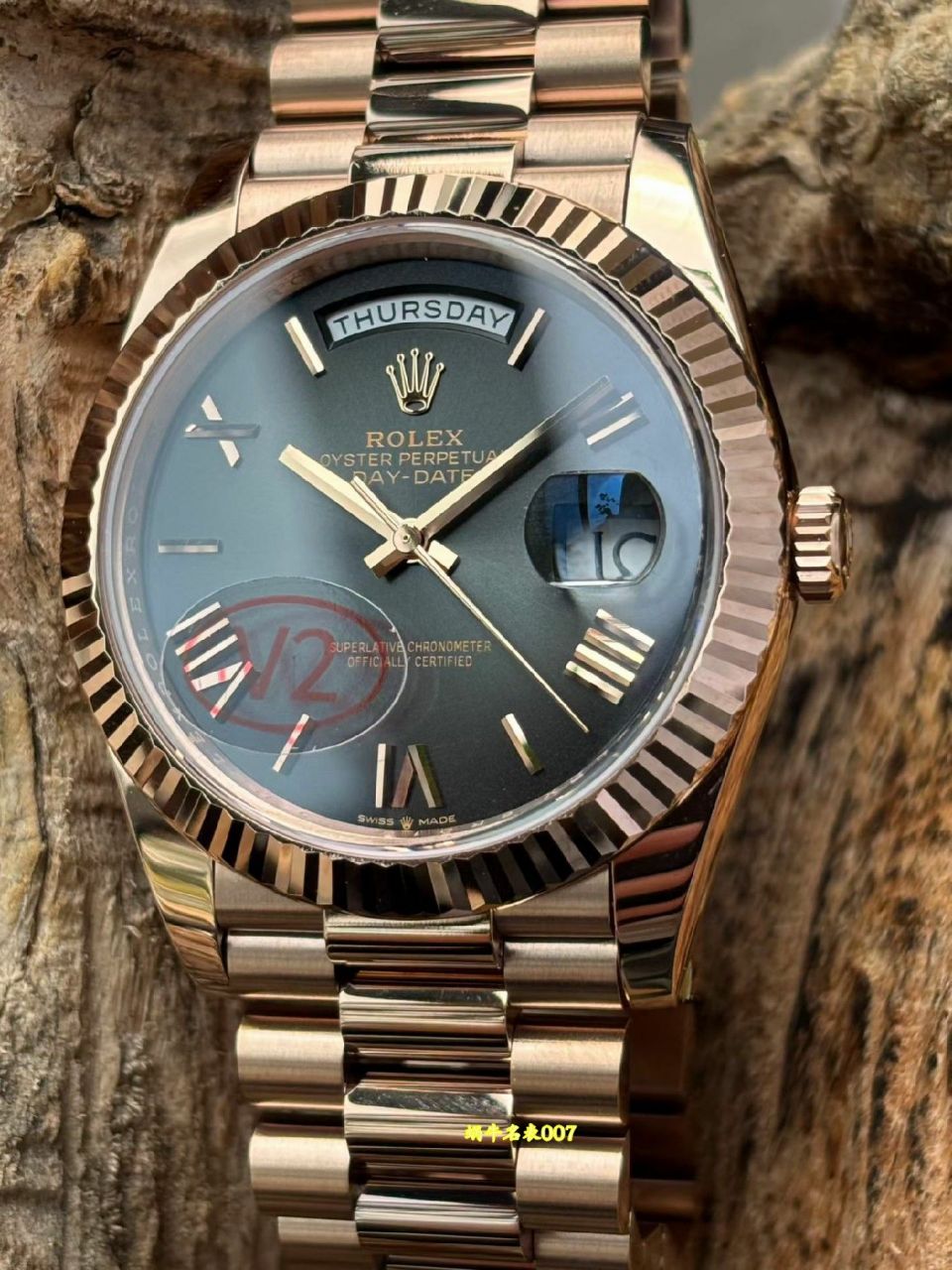 VS劳力士V2配重劳力士星期日历型一比一复刻劳力士m228235-0055腕表 /  