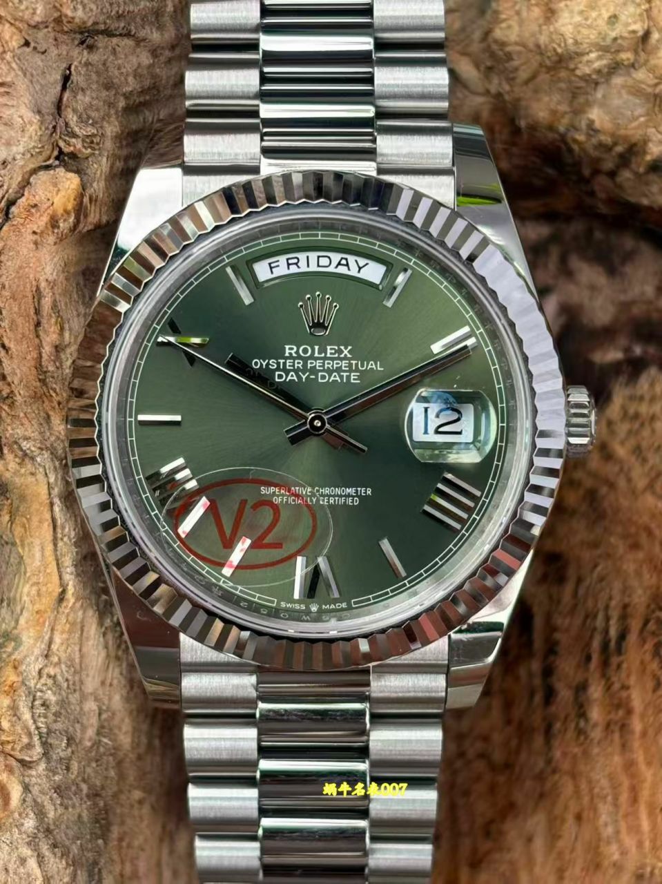 VS劳力士DD V2配重劳力士星期日历型广州手表1:1顶级复刻m228236-0008腕表 /  