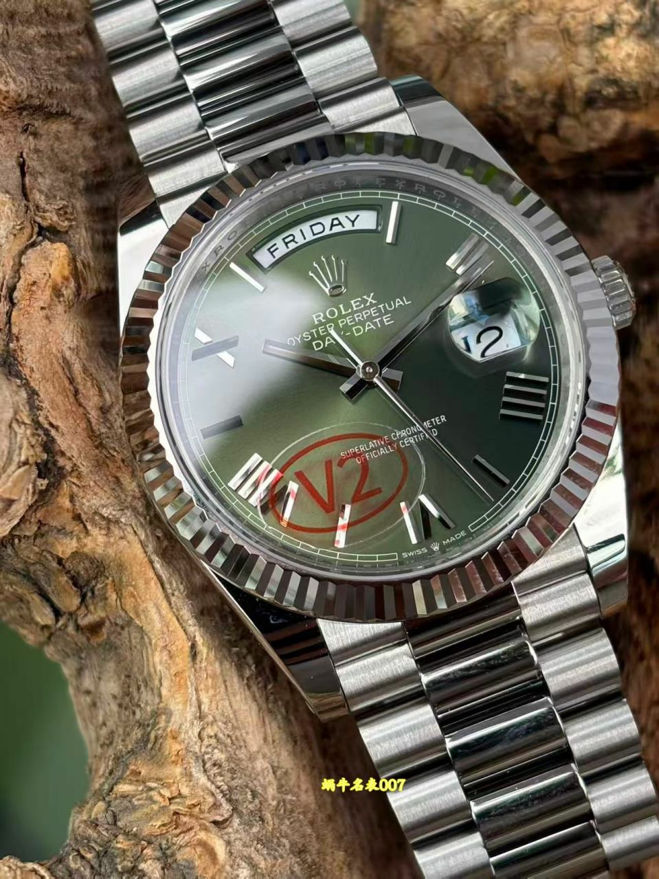 VS劳力士DD V2配重劳力士星期日历型广州手表1:1顶级复刻m228236-0008腕表 /  