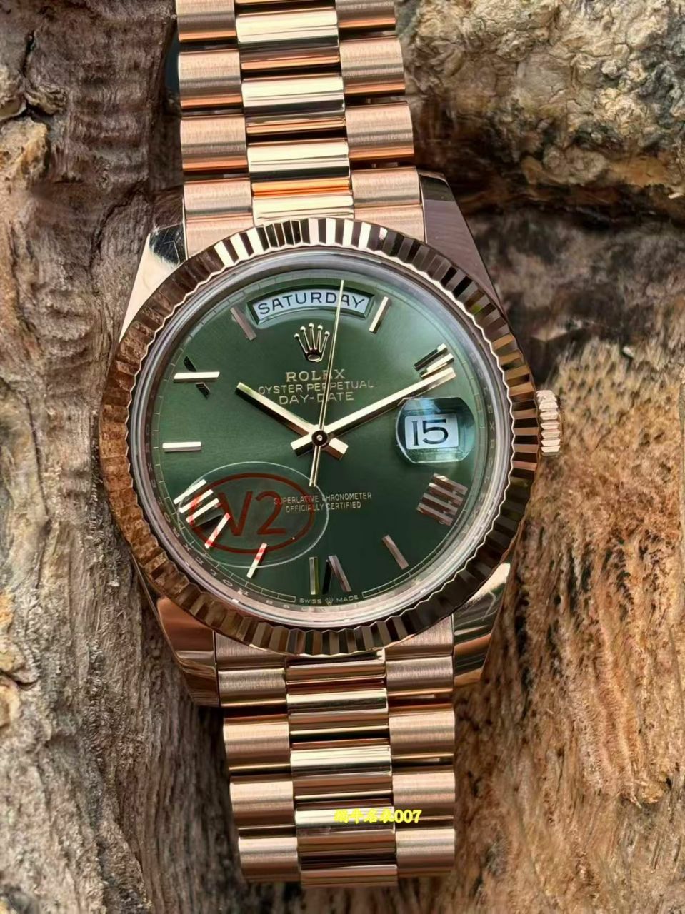 VS劳力士DD V2配重劳力士星期日历型广州手表1:1顶级复刻m228236-0008腕表 /  