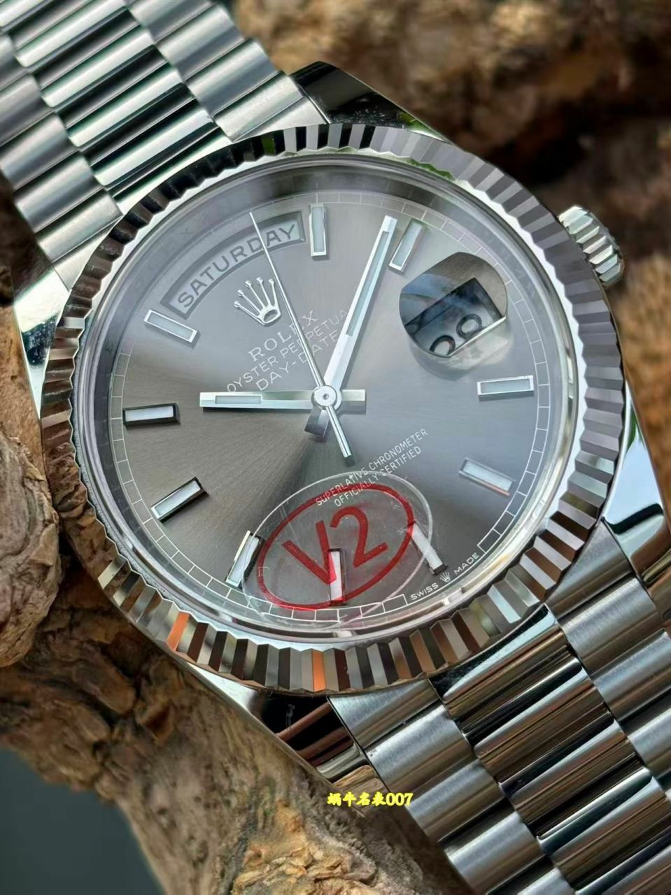 VS劳力士DD V2配重劳力士星期日历型一比一复刻劳力士手表m228239-0060腕表 /  