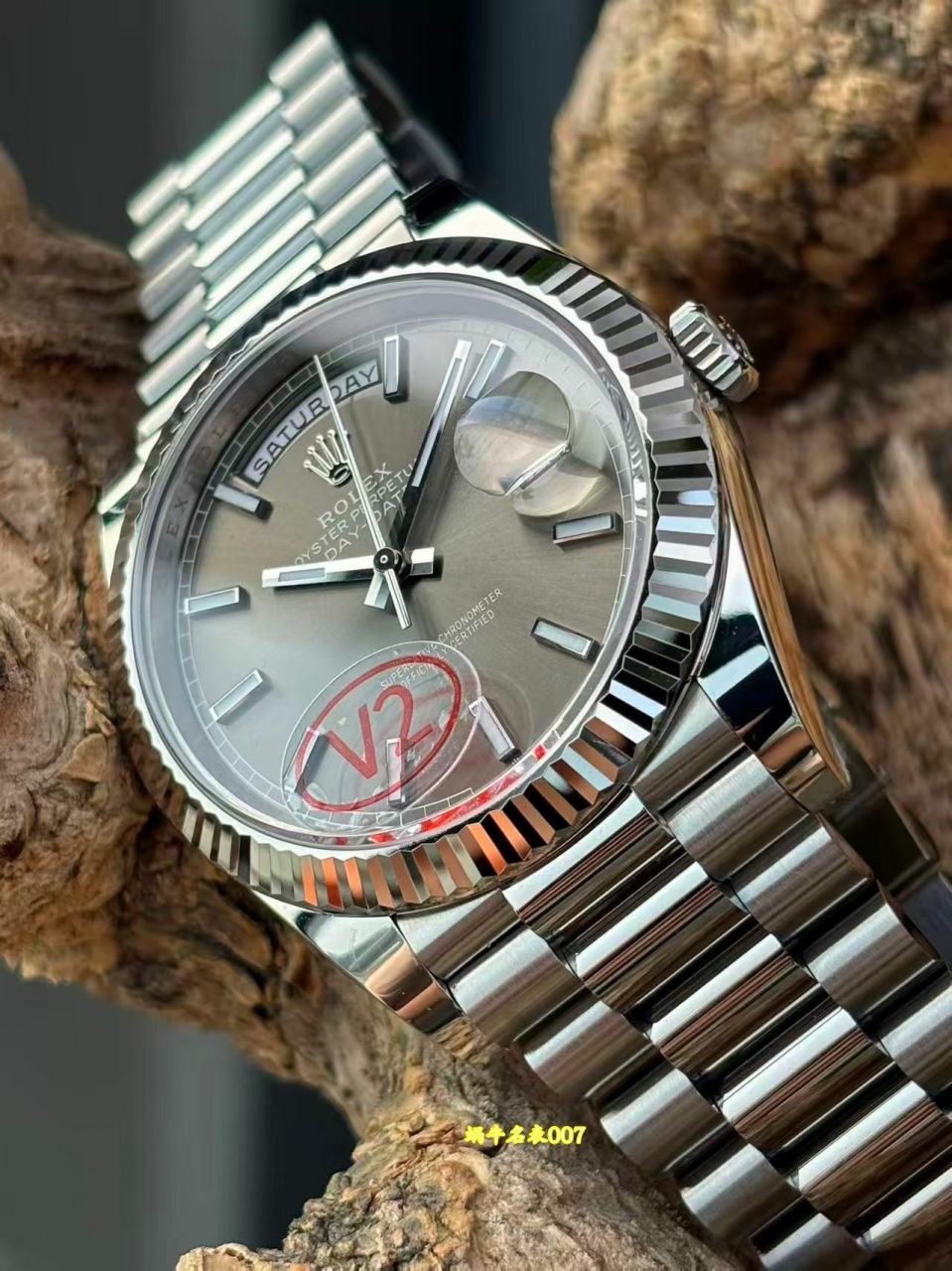 VS劳力士DD V2配重劳力士星期日历型一比一复刻劳力士手表m228239-0060腕表 /  