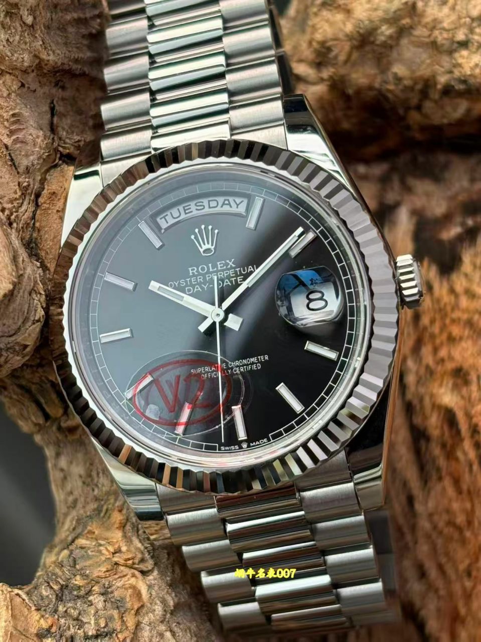 VS劳力士DD V2配重劳力士星期日历型一比一复刻劳力士手表m228239-0060腕表 /  