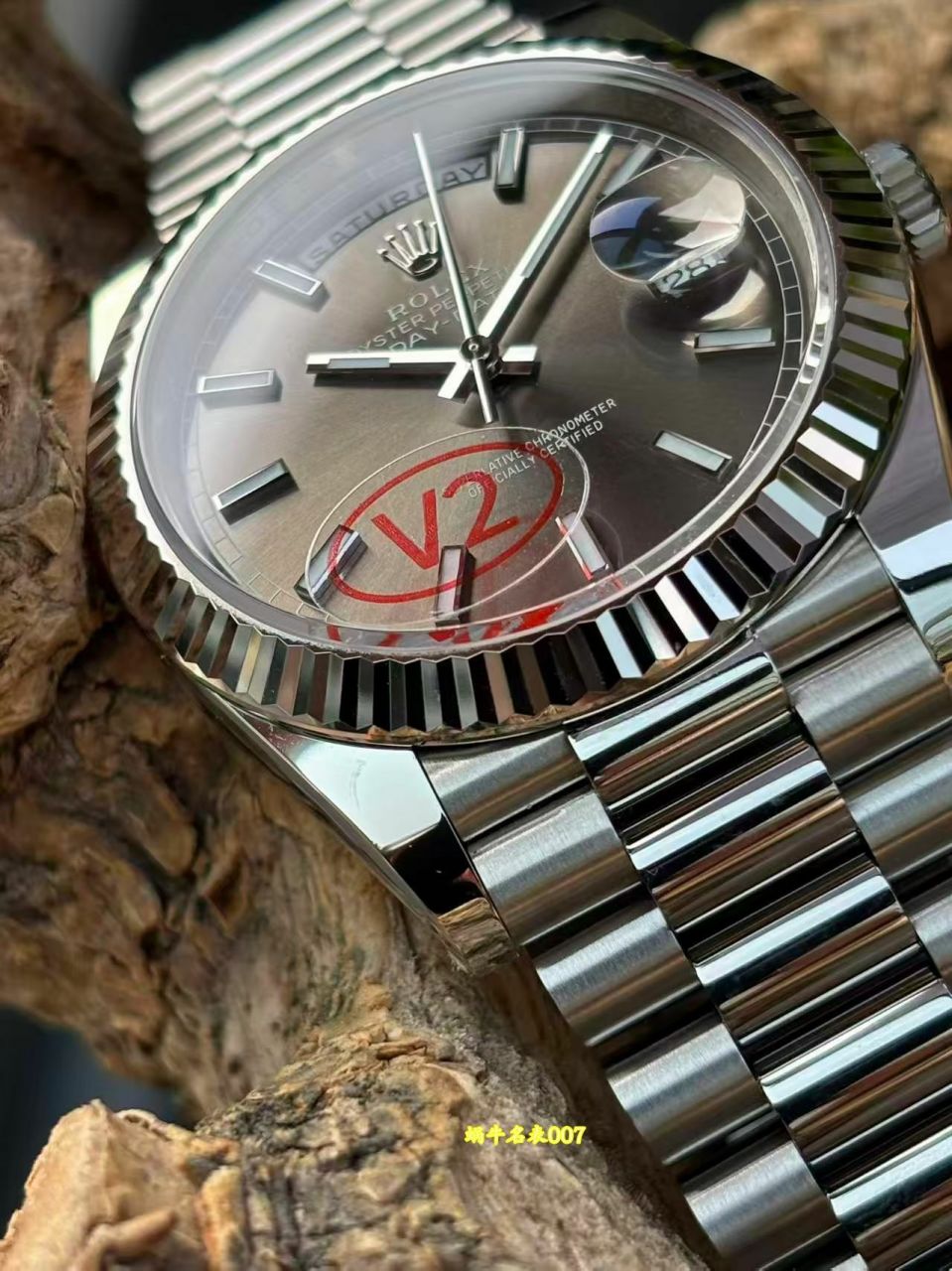 VS劳力士V2配重DD劳力士星期日历型最好复刻手表m228239-0005腕表 /  0