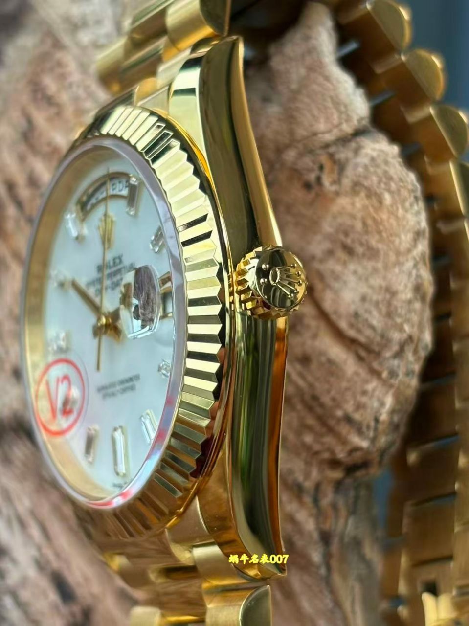 VS劳力士V2配重DD劳力士星期日历型超A高仿手表m228238-0071腕表 /  