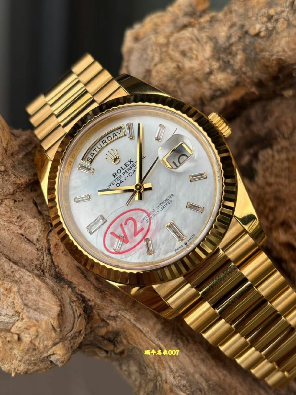 VS劳力士V2配重DD劳力士星期日历型超A高仿手表m228238-0071腕表 /  