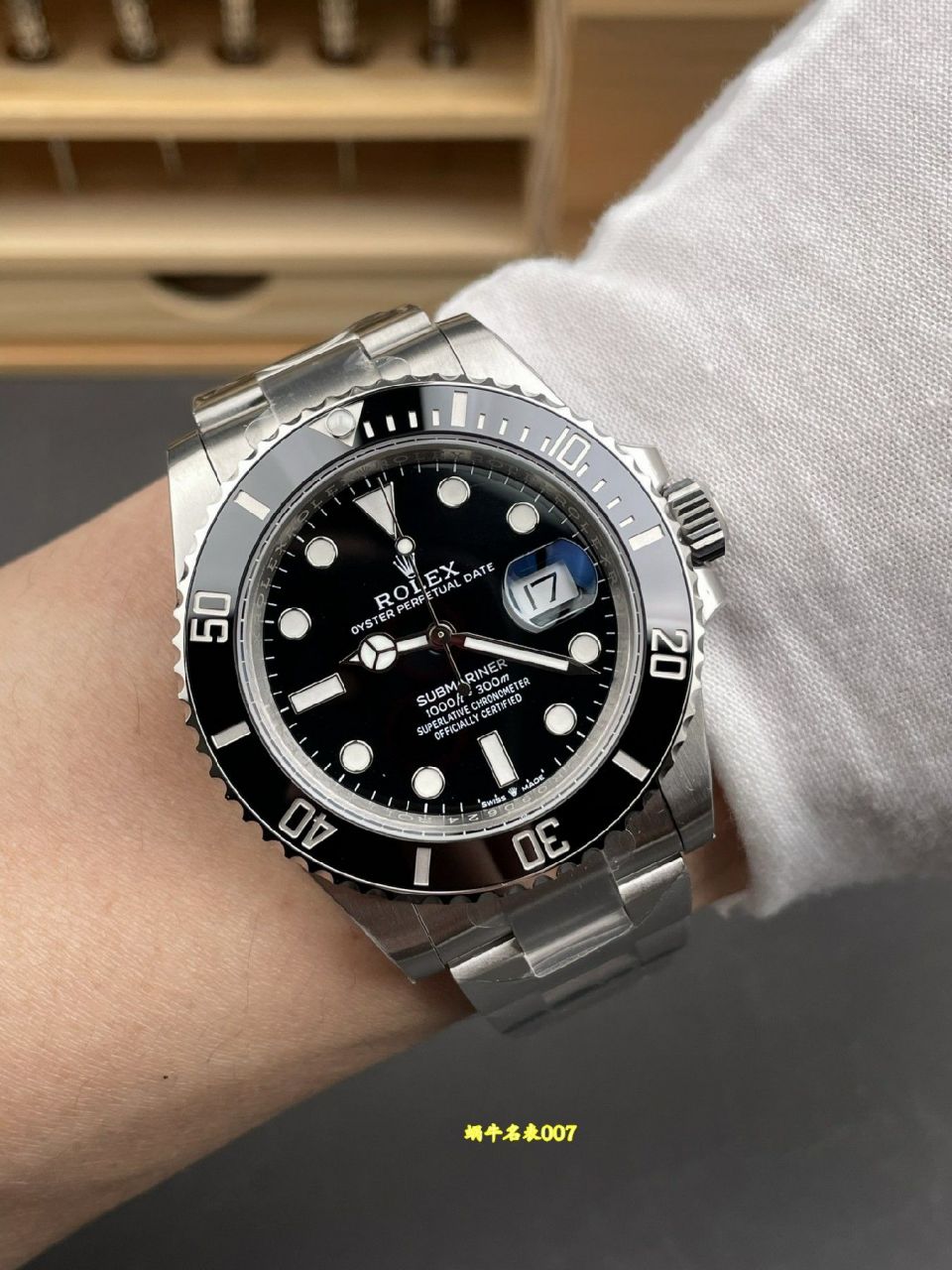 VS三代黑水鬼一比一复刻黑水鬼劳力士潜航者m126610ln-0001腕表 /  