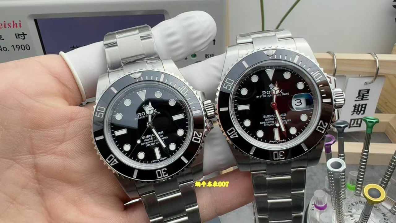 VS二代黑水鬼一比一复刻黑水鬼劳力士潜航者116610LN-0001 黑盘腕表 /  