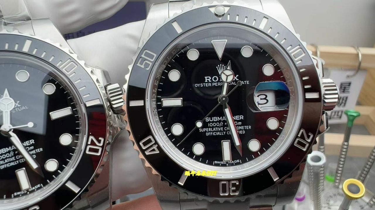 VS二代黑水鬼一比一复刻黑水鬼劳力士潜航者116610LN-0001 黑盘腕表 /  