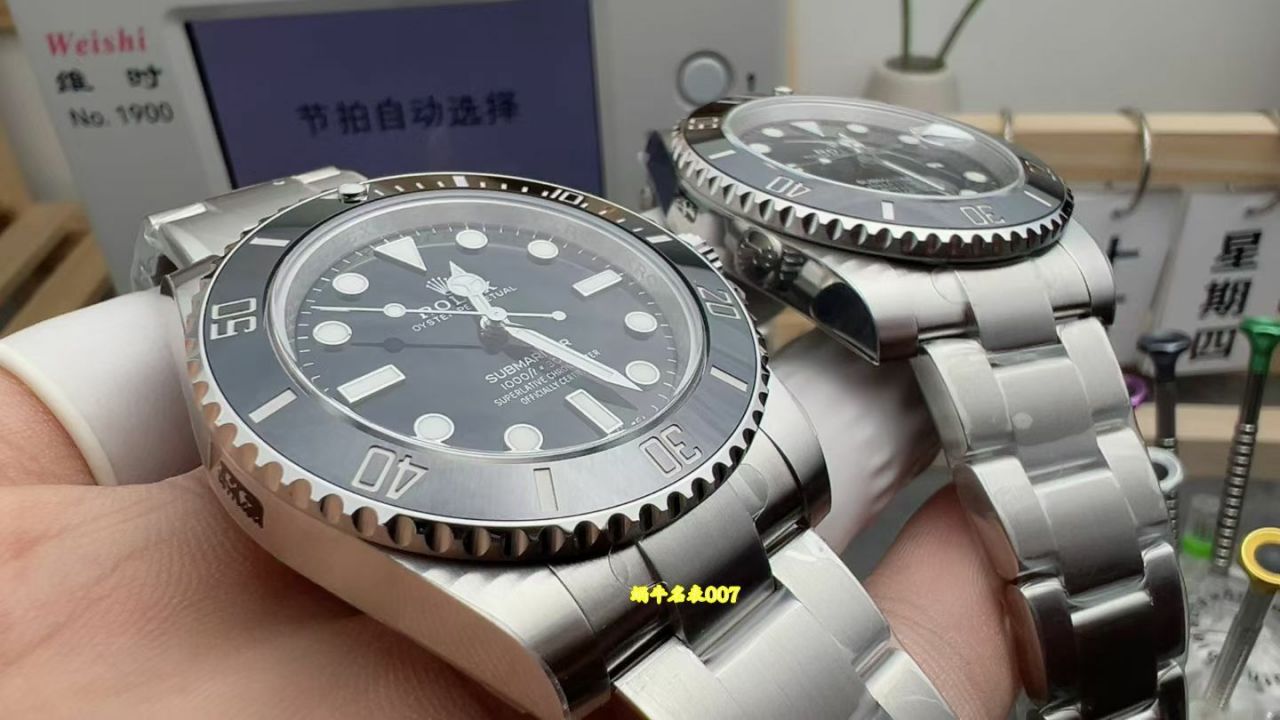 VS二代黑水鬼一比一复刻黑水鬼劳力士潜航者116610LN-0001 黑盘腕表 /  