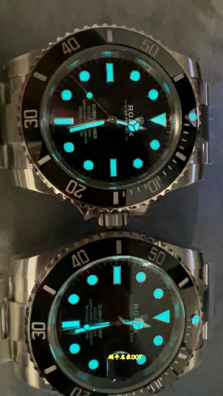 VS二代黑水鬼一比一复刻黑水鬼劳力士潜航者116610LN-0001 黑盘腕表 /  