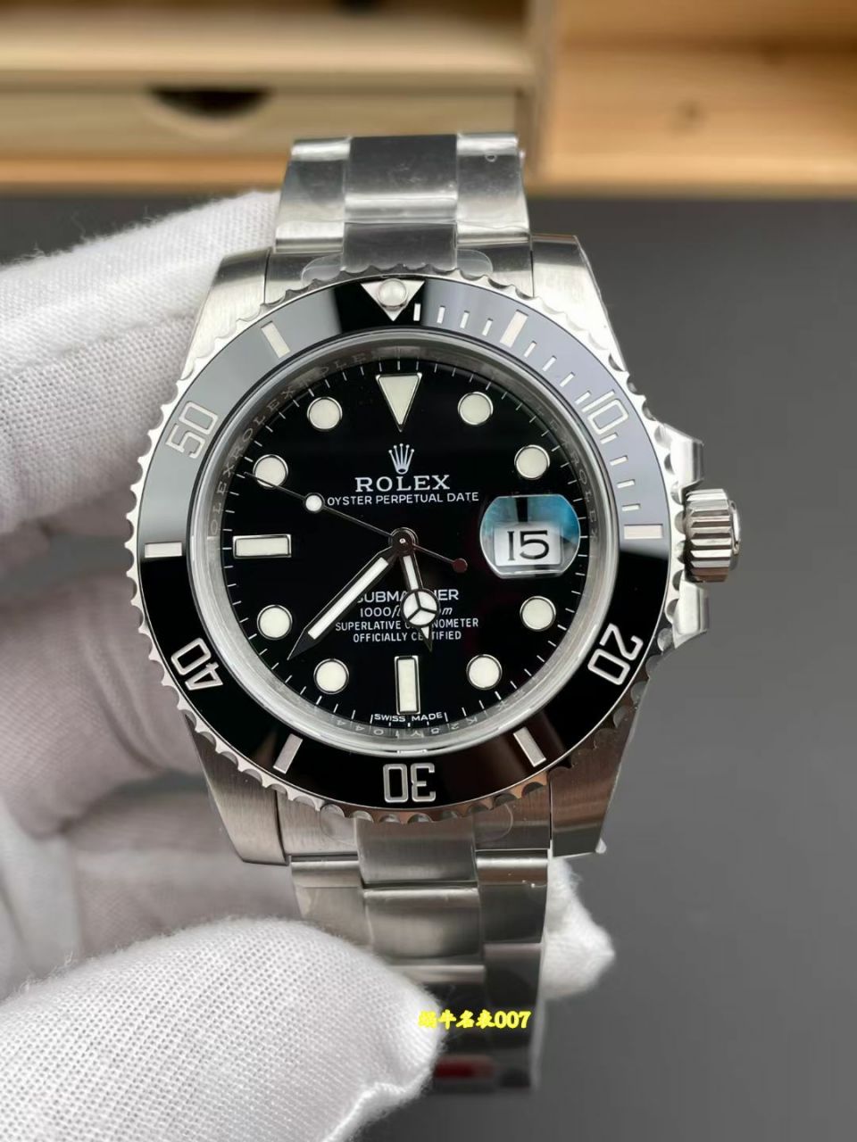 VS二代黑水鬼一比一复刻黑水鬼劳力士潜航者116610LN-0001 黑盘腕表 /  