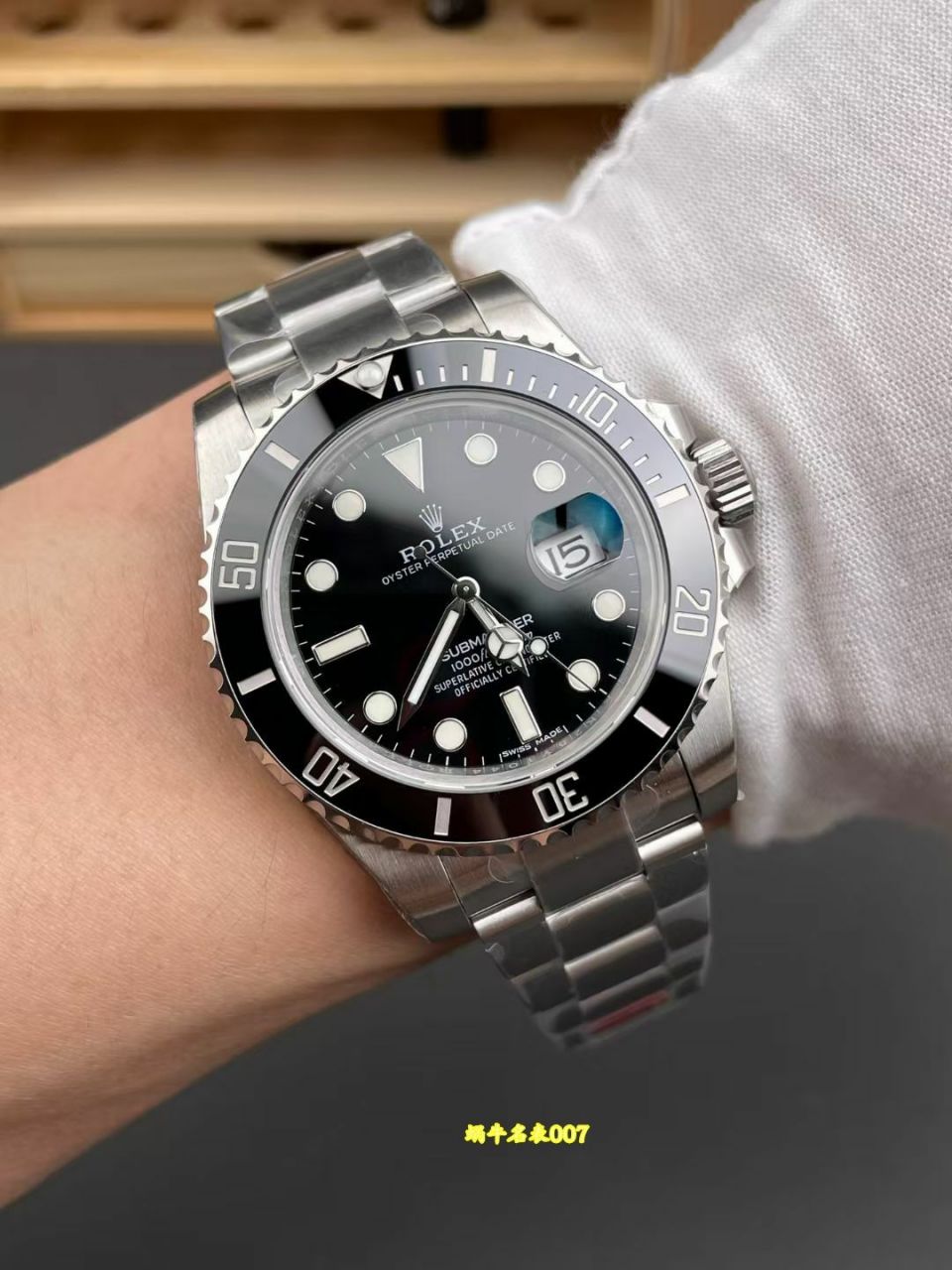 VS二代黑水鬼一比一复刻黑水鬼劳力士潜航者116610LN-0001 黑盘腕表 /  