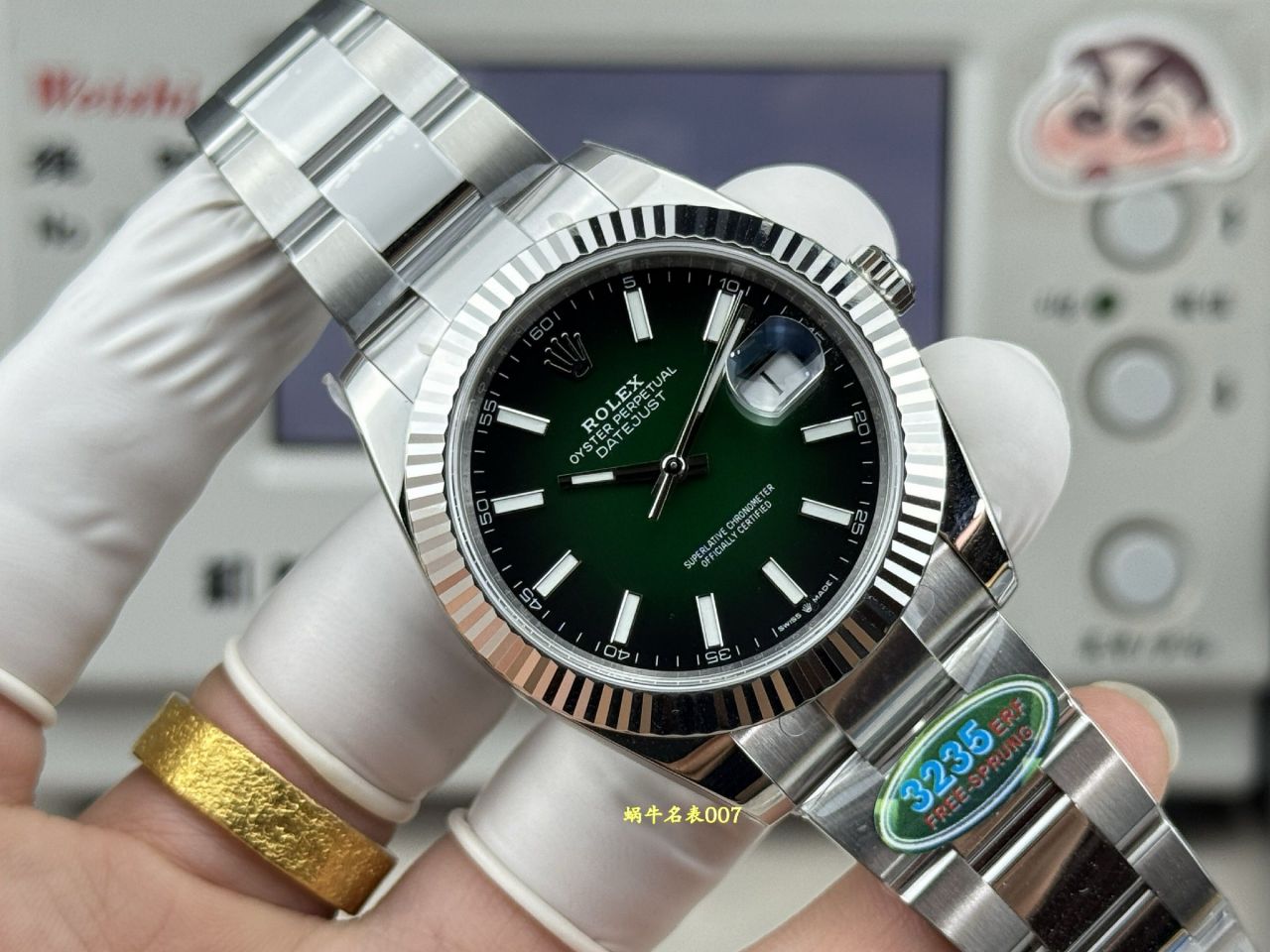 ERF劳力士日志型顶级复刻手表m126334-0033腕表 /  