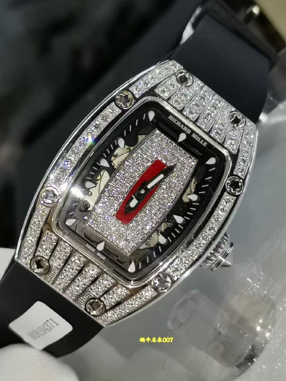 高端私人定制包金真钻理查米尔女士系列RM 07-01 Richard Mille红唇一比一复刻手表 /  
