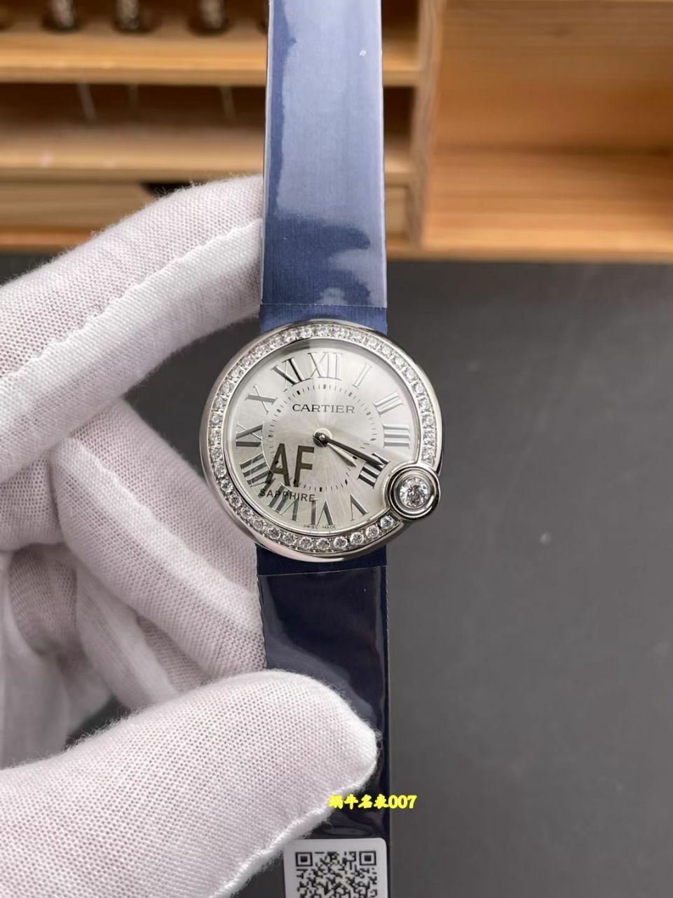 AF告白气球卡地亚BALLON BLANC DE CARTIER系列W4BL0003复刻手表 /  