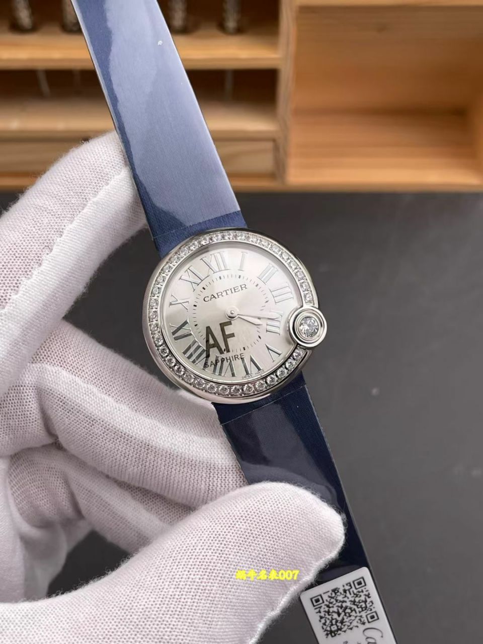 AF告白气球卡地亚BALLON BLANC DE CARTIER系列W4BL0003复刻手表 /  