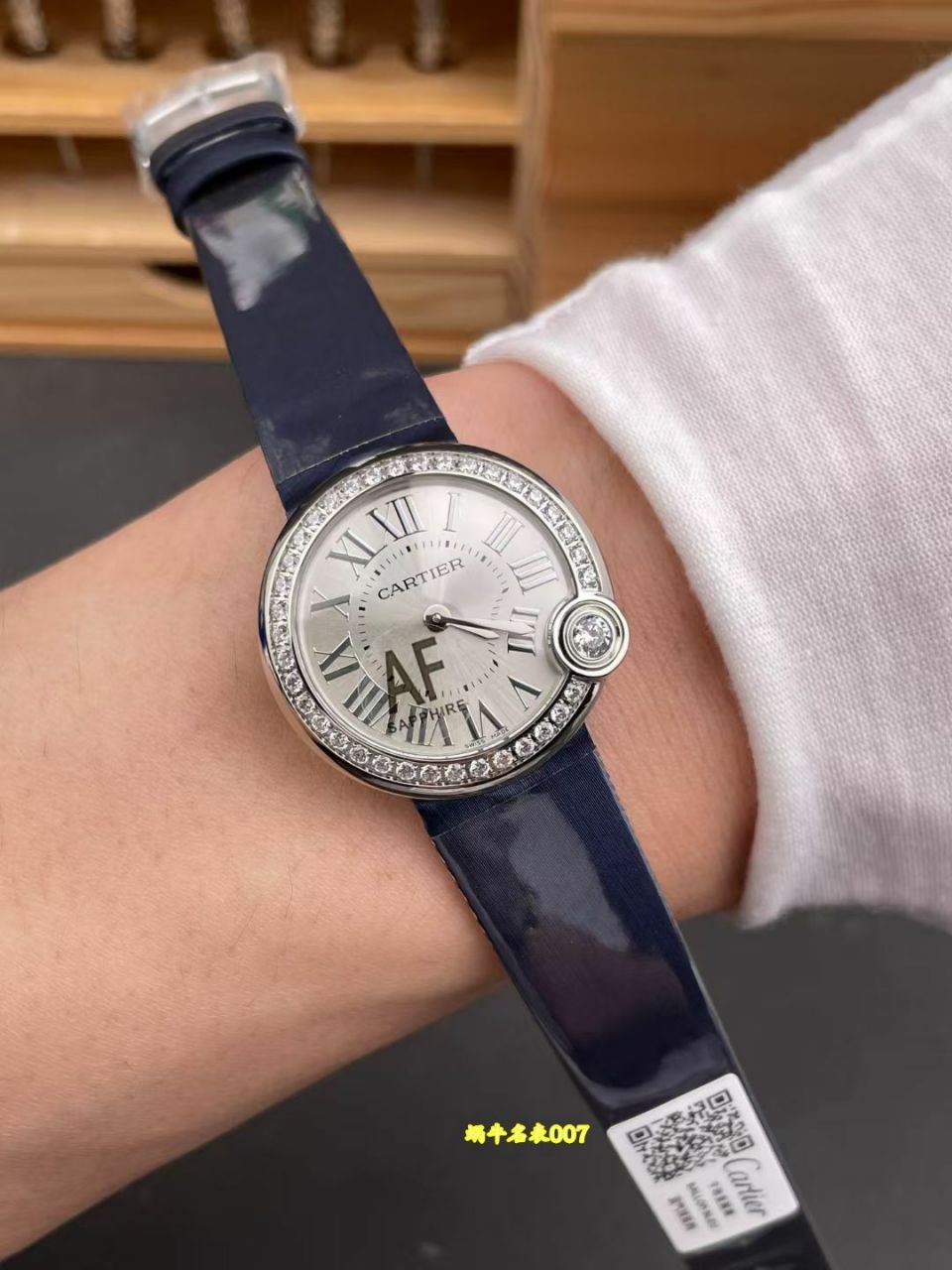 AF告白气球卡地亚BALLON BLANC DE CARTIER系列W4BL0003复刻手表 /  