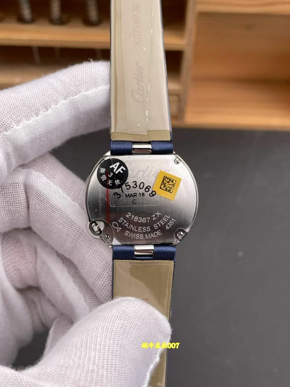 AF告白气球卡地亚BALLON BLANC DE CARTIER系列W4BL0003复刻手表 /  