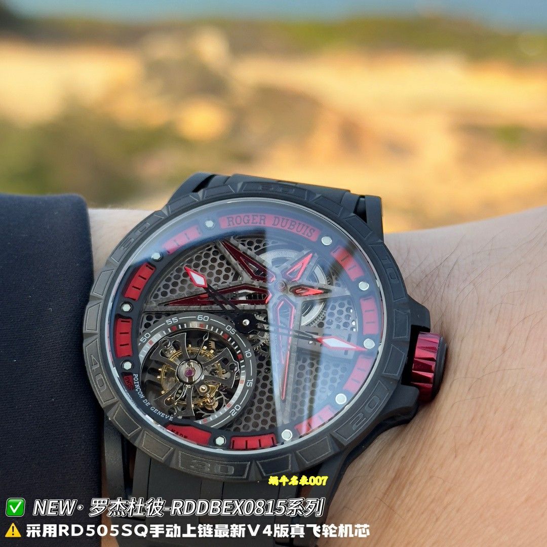 NEW罗杰杜彼王者陀飞轮复刻手表RDDBEX0617腕表 /  