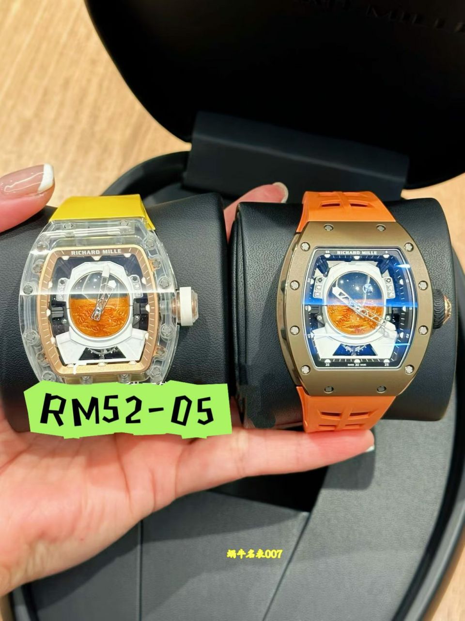 Richard Mille高端定制水晶壳理查德米勒RM52-05陶瓷壳 水晶壳 定制版RM 52-05腕表 /  