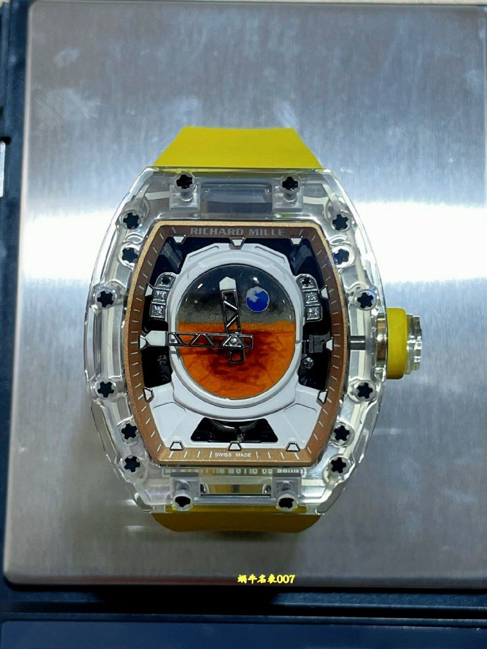 Richard Mille高端定制水晶壳理查德米勒RM52-05陶瓷壳 水晶壳 定制版RM 52-05腕表 /  